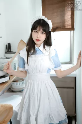 不呆猫 – NO.057 厨房小女仆[35P]