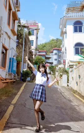 不呆猫 – NO.063 泳衣jk学妹[59P]