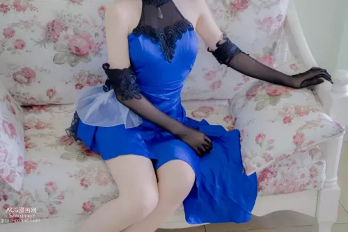 少女映画-Saber 蓝色礼服