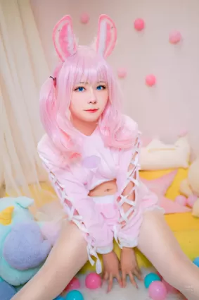 Arty亚缇 - NO.052 Pink Bunny[18P]